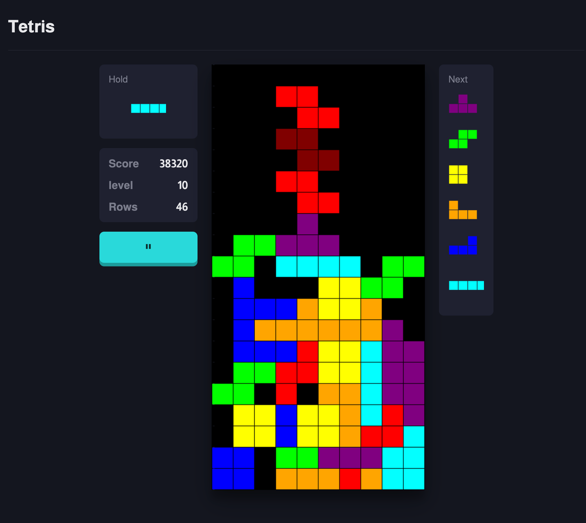 How to program Tetris in 8 years using Rust and Javascript